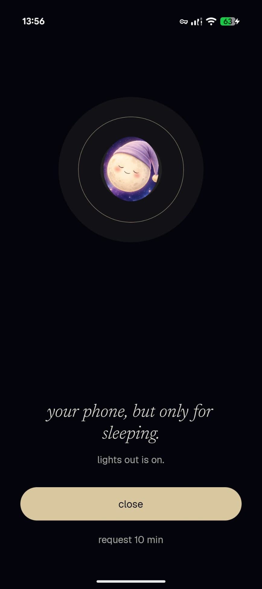The Lights Out shield: your phone, but only for sleeping.